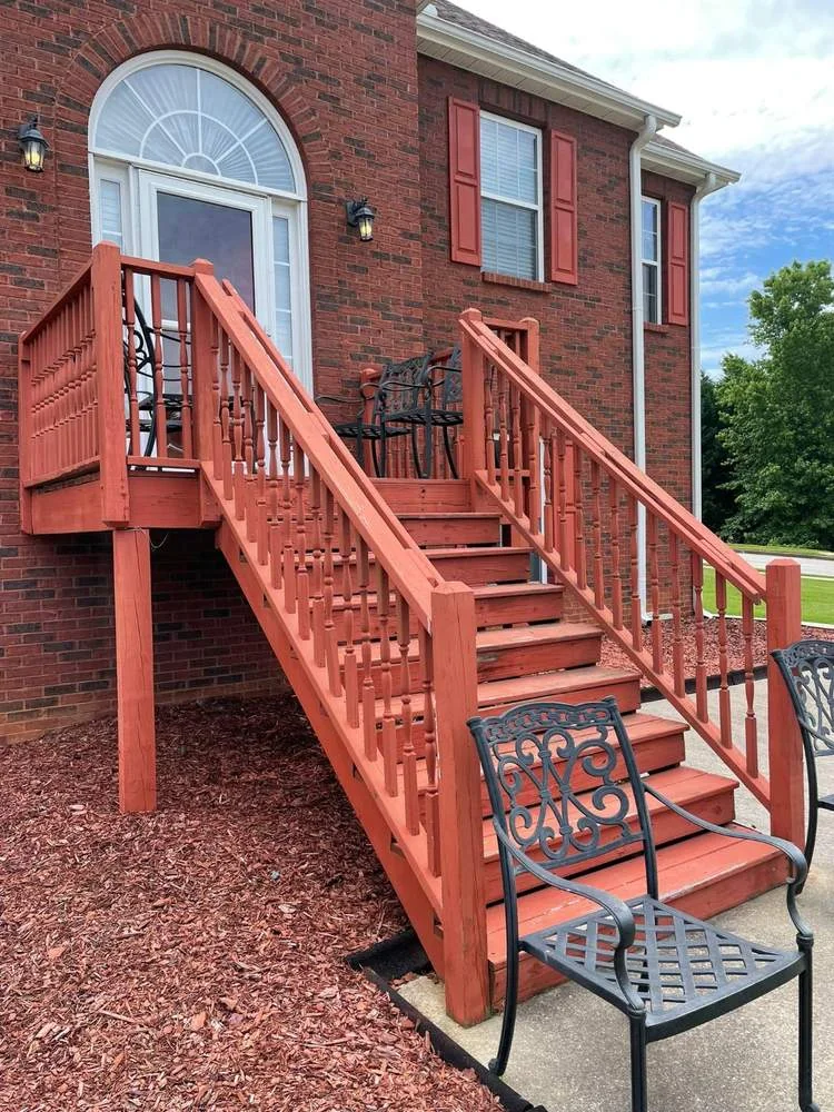 Deck Stairs & Railing