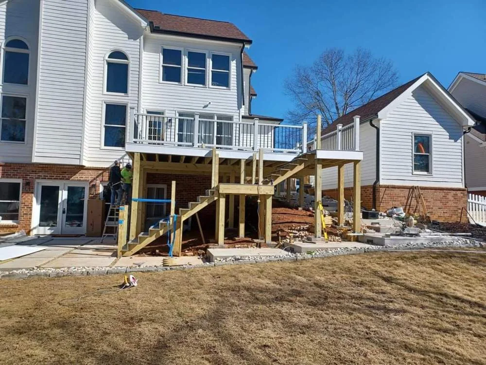 Elevated Deck Installation
