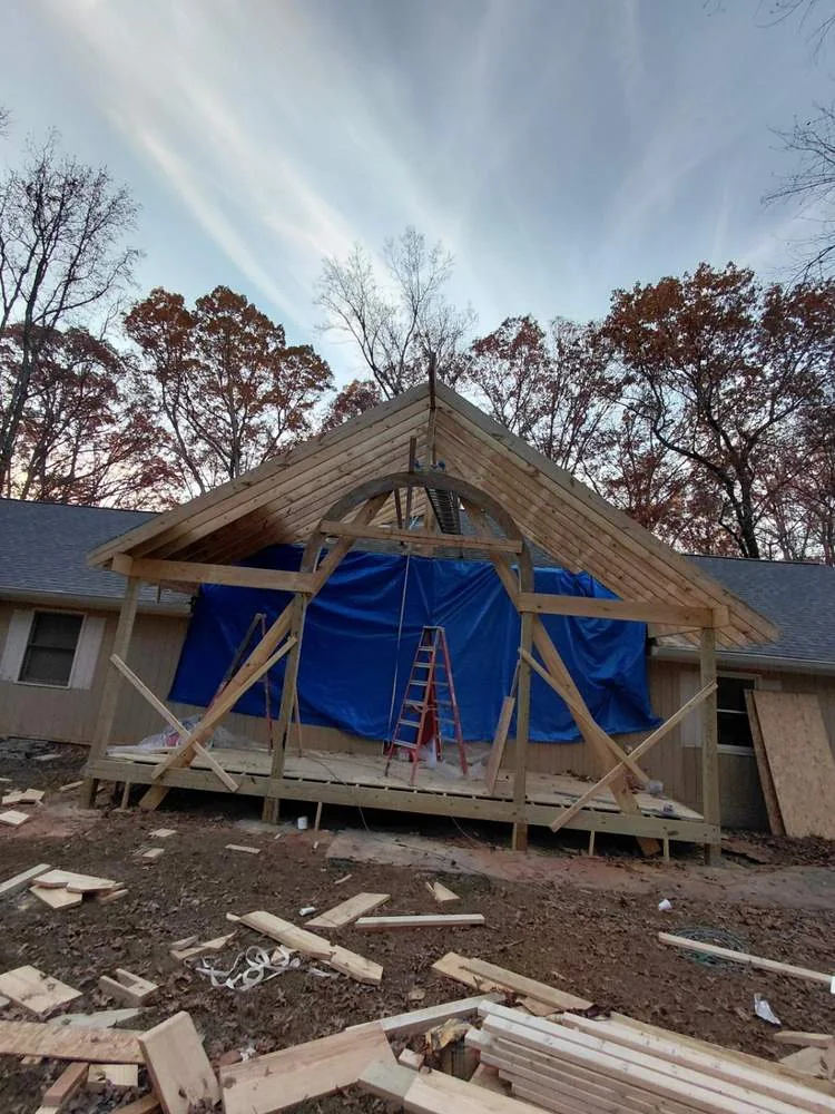 New Porch Framing